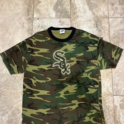Chicago White Sox Vintage Dynasty T Shirt  Men 2004 Camo Size XL