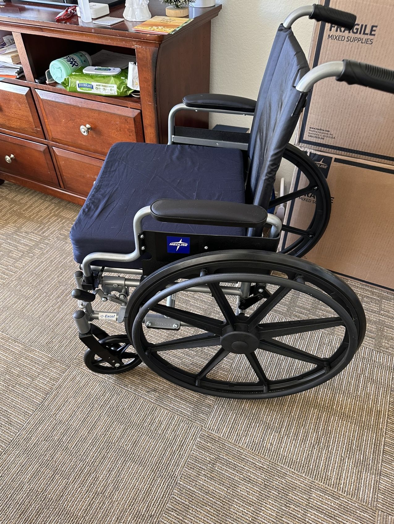 like new Drive wheelchair - shower bench -walkers  toilet 
