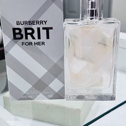 New BURBERRY BRIT FOR HER 3.3 Oz $$$65