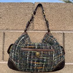 Coach Chelsea Boucle Tweed Shoulder Bag