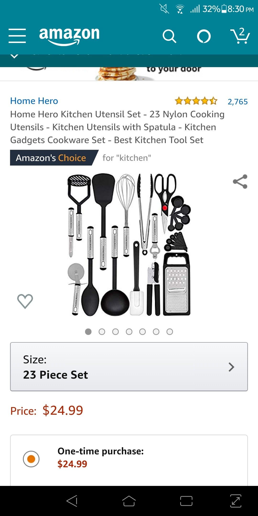 65%OFF brand new Amazon ustensil set kitchen appliance