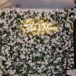 LED “The Nelsons” sign