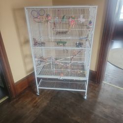 White Bird Cage