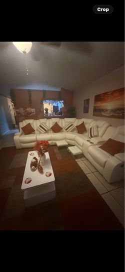Sectional sofa and love seat