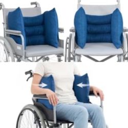 NEW Lateral Support for Wheelchair Back: Lateral Side Support Reduces Constant Leaning – Maintains Proper Sitting Posture for Frail Seniors – Removabl