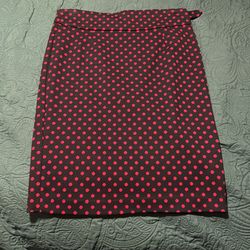 Black Polka Dot Skirt