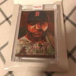 David Ortiz - Topps Project 70 - Andrew Thiele  Artist - 2022 Boston Red Sox 