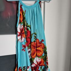 Girl Hawaiian Luau Dress 6T