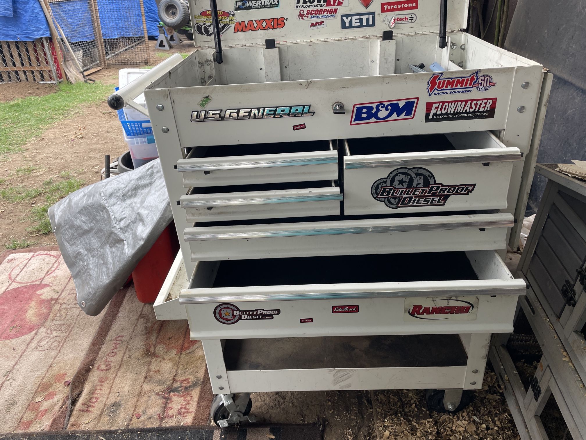 5 Drawer Roll Cart Tool Box