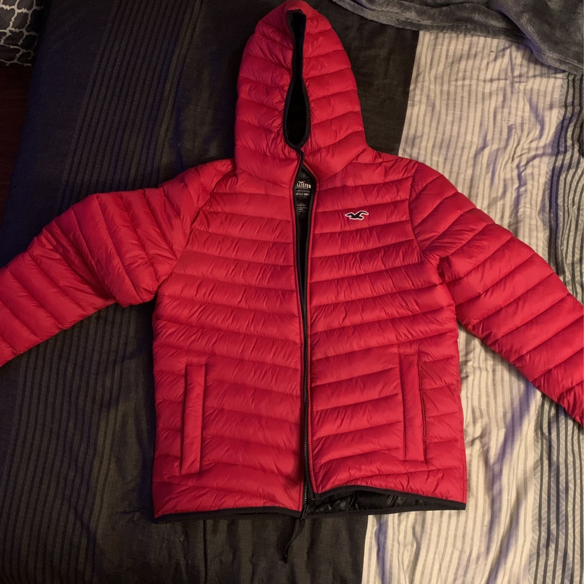 All Red Hollister Puffer Coat for Sale in Peoria AZ OfferUp