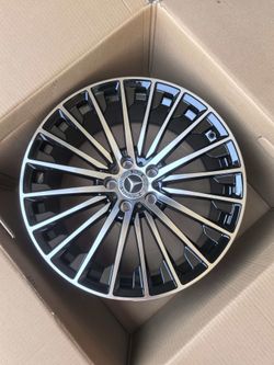 New Set 19 Inch Mercedes AMG Style Wheels Rims 19x8.5 +35 19x9.5 +40 (5x112) CB: 66.6