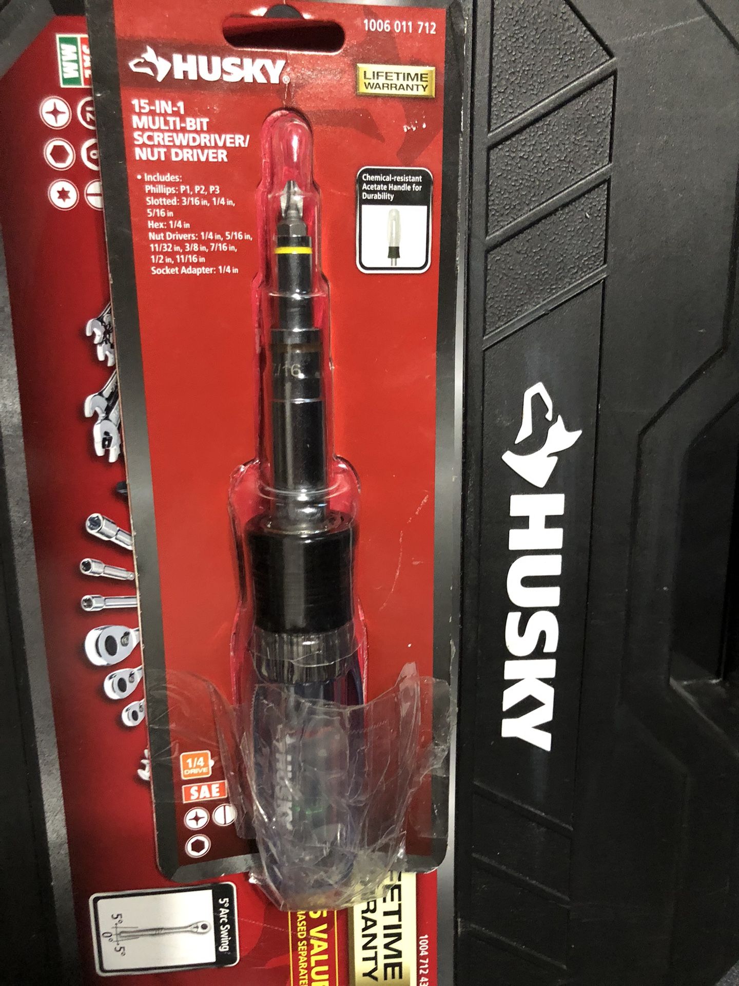 Husky 15 In 1 Screwdriver/ Nut driver