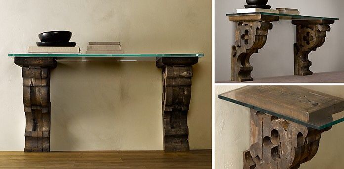 Restoration hardware 2024 corbel desk