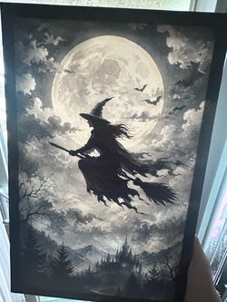 Witch Halloween Canvas