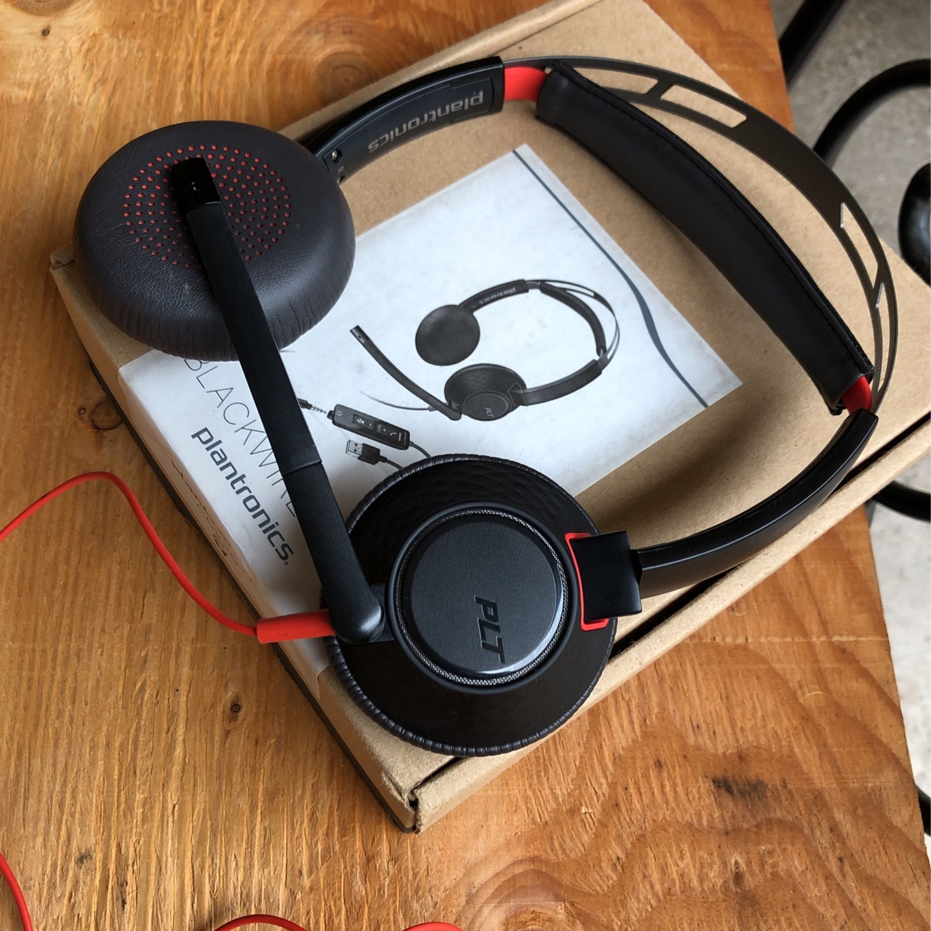 Plantronics USB Headset PS4 & PS5 Wired Gaming/ Video Calls Conference Business