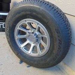 New 16X8 Gunmetal & Machined Rims 265 75 16 Mastercraft 4PLY 6X5.5 0MM Offset