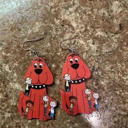 New Clifford The Big Red Dog Earrings Shipping Available b