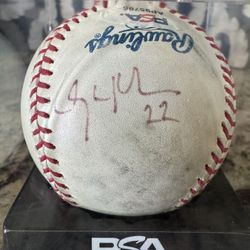 PSA Authenticated Kershaw Baseball