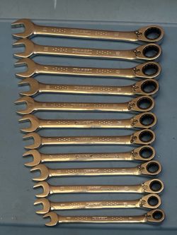 Expert by Mac Tools 12pc 8-19mm Metric 12pt Reverse Ratcheting Spanner Set E1l