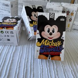 Authentic Mickey Family Plush Keychains