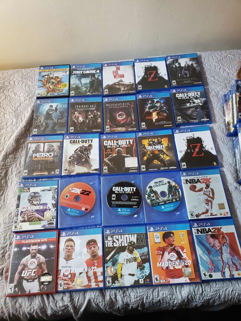 7 Brand New Conditions 0 Scratches for $100. 3 Brand New Games for $50 or $20! Each... if I choose the Game is $10! Each old sports 2015 to 2018. Play