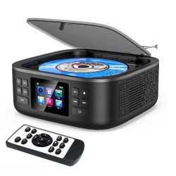 CCHKFEi Portable Desktop CD Player Bluetooth with Bluetooth Music & FM RADIO 