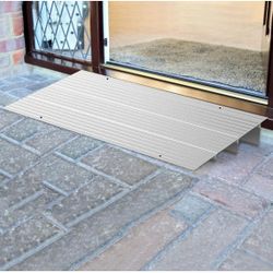 Door Threshold Ramp 3" Rise Door Ramp Aluminum Entry Ramp, 800 lbs
