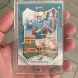 Tua Tagovailoa In Person Signed Card