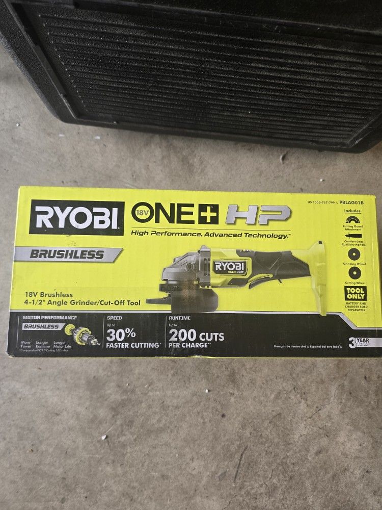 ONE+ HP 18V Brushless Cordless 4-1/2 in. Angle Grinder (Tool Only