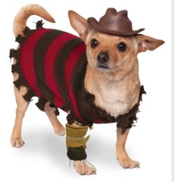 Rubie's Freddy Krueger Dog Costume Size Large