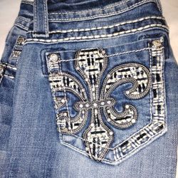 Miss Me Size 27 Gothique Fleur Women's Jeans