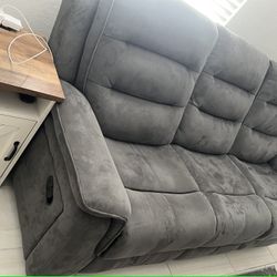 Reclining Sofa in  Gray