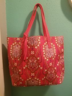 Hot Pink Tote Bag Purse...Large Size..Can Store Alot Of What nots..Brand New@