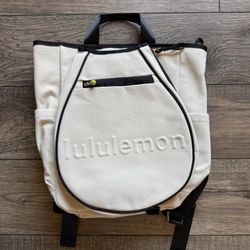 LULULEMON Racket Bag 19L - Natural/Black