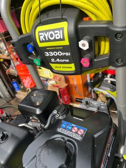 RYOBI 3300 PSI 2.4 GPM Cold Water Gas Pressure Washer with 212cc Engine