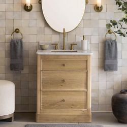 Pottery Barn Vanity 27”- New