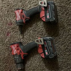 Milwaukee M18  fuel Hammer drill & Impact