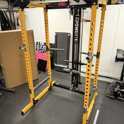 Powertec Workbench Power Rack + Lat / Low Row Add-On