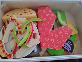 Wooden Taco set