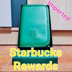 ☆Imported ☆ BrandNew ☆ STARBUCKS ☆ 2020 My Rewards Passport Holder Purse Pouch Wallet Wristlet (Cup Mug Tumbler)