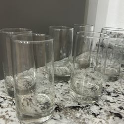 Set De Vasos Cristal Precio Liquidación De Mudanza 