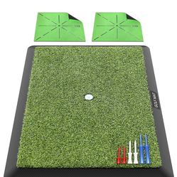 Birdie Golf: Birdie Mat - Pro Premium Swing Training Mat, Analyze Swing Path & Ball Impact, Portable, Indoor & Outdoor, 19.25x12.3" Sports Accessory
