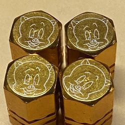 Porky pig tire valve stem caps