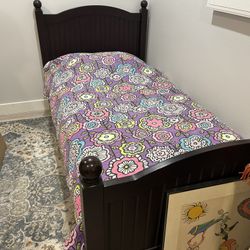 Pottery Barn Catalina Twin Bed With a Mattress