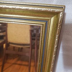 Gorgeous Gold Framed Mirror Beveled
