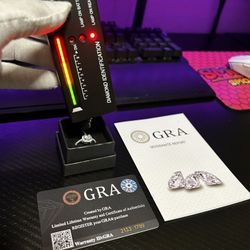 Vss1 Diamond Passing Moissanite Engagement Ring