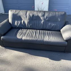 New! IKEA Leather Couch 