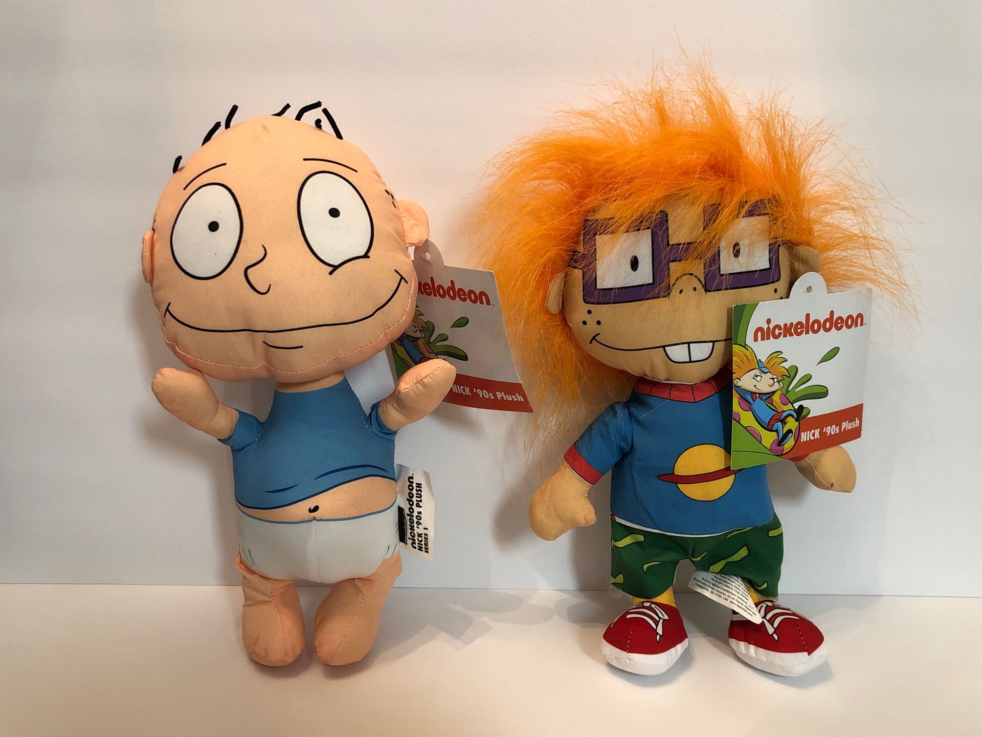 The Rugrats Tommy & Chuckie 10” Plush Nickelodeon 90’s Plush