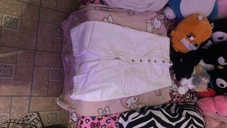 Long mid length opened demon skirt
