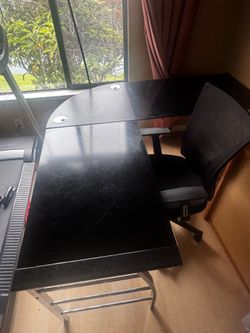 Desk and chair